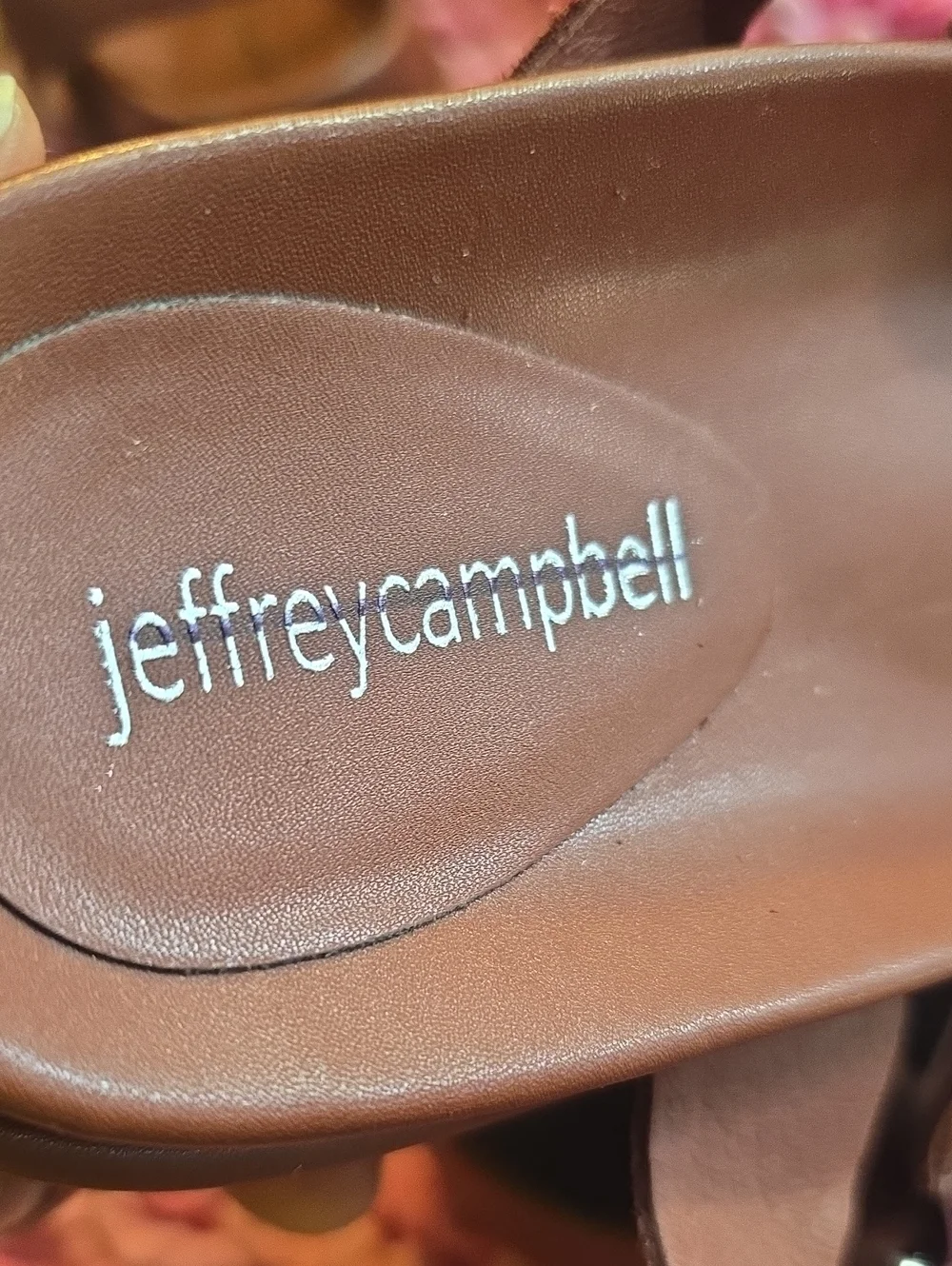 Jeffrey Campbell Rust Brown Platform Strappy Sandals